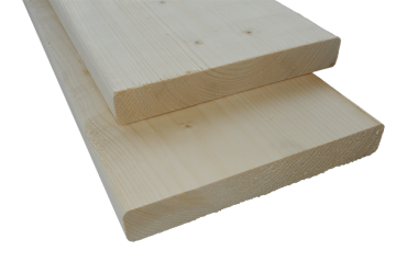 Steigerplanken geschaafd
