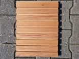 Bankirai / hardhout triple rhombus blokhutprofiel / gevelbekleding 21x140x4250 mm - Hout en Bouwmaterialen - 2023