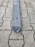 Betonpaal tussenpaal glad met diamantkop antraciet 10x10x280cm