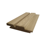 Deens Rabat 28x145x3000 mm Dubbel Rhombusprofiel Groen Geïmpregneerd