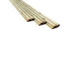 Deens rabat rhombusprofiel groen geïmpregneerd 26x95x3900 mm