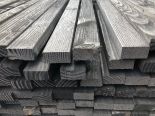 Vuren panlat geschaafd zwart 22x50x4200mm
