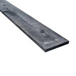 Lariks plank zwart geïmpregneerd 20x200x3000mm