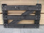 Steigerhouten hek zwart 1mtr(H) 1mtr(B) enkel - Hout en Bouwmaterialen - 2023