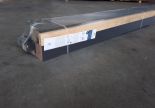 Binnendeurkozijn grenen stomp 56x114mm zwart gegrond