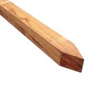 Hardhouten paal azobé gepunt 60x60x2750 mm