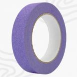 Maskingtape/afplaktape Low-Tack 25mm x 50m paars