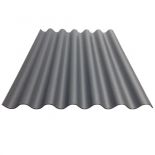 Humanit vezelcement golfplaat 244x110cm zwart - Hout en Bouwmaterialen - 2023