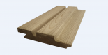 Deens Rabat 28x145x4200 mm Dubbel Rhombusprofiel Groen Geïmpregneerd