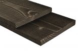 Lariks plank zwart geïmpregneerd 20x200x3000mm
