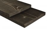 Lariks plank zwart 22x150x4000mm 