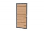 Composiet co-extrusie rabat deur met houtmotief, 90 x 183 cm