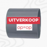 PVC lijmmof 110mm m/m