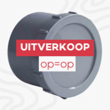 PVC schroefeindkap 125mm