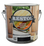 Restol Houtolie Ebbenzwart 2,5L - Hout en Bouwmaterialen - 2023