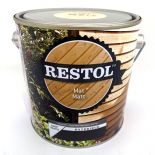 Restol Houtolie Mat 2,5L Ebbenzwart 