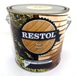 Restol Houtolie Mat 2,5L Ebbenzwart  - Hout en Bouwmaterialen - 2023