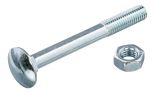 Slotbout met moer verzinkt M8x120mm 100st.