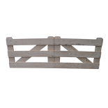 Steigerhouten hek 1mtr(H) 4mtr(B) dubbel