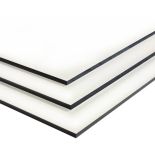 HPL Pro-Compact Plaat Wit (RAL9010) 6mm 305x130 cm FSC
