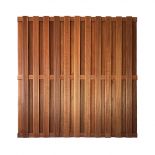 Tuinscherm Hardhout Keruing premium KD 1800x1800 geolied