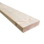 Vuren balk/regel - SLS/CLS geschaafd ronde hoek 38x140x4200mm
