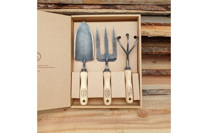 De Wit Cadeauset - Tuinvork - Tuinschep - Cultivator