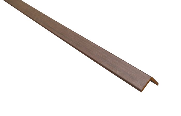 Composiet afdekprofiel in walnoot kleur 2900 mm – duurzaam profiel voor nette afwerking.