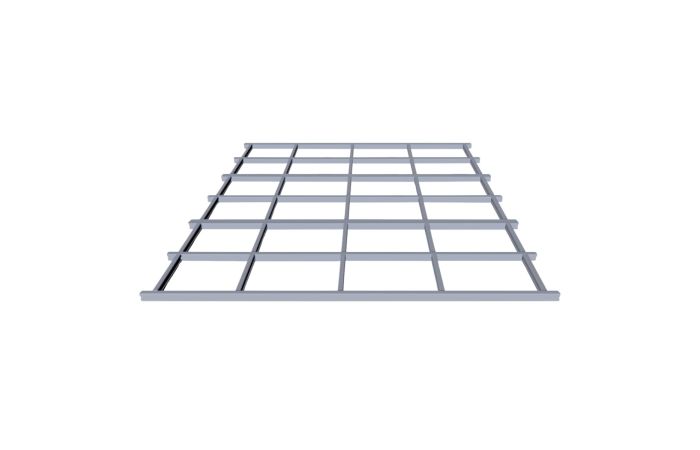 Aluminium frame voor vlonderplanken – stevige onderconstructie per m².