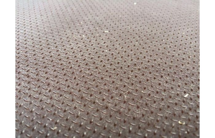 Berken antislip donkerbruin 125x250 12mm