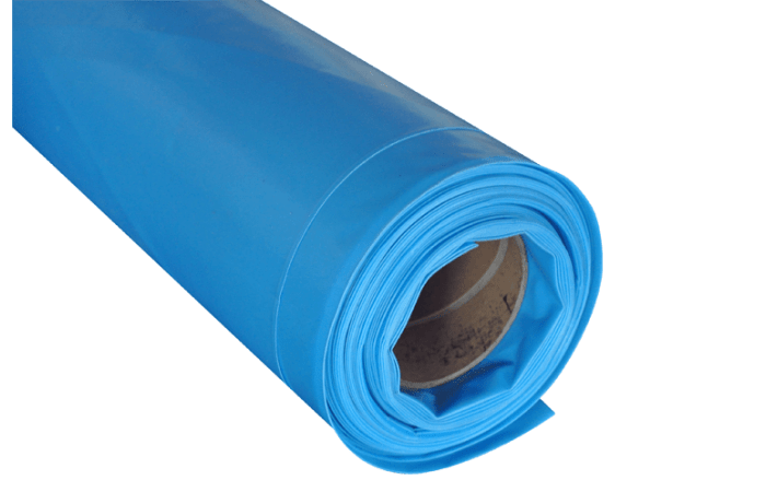 Dampremmende folie 25x4m blauw