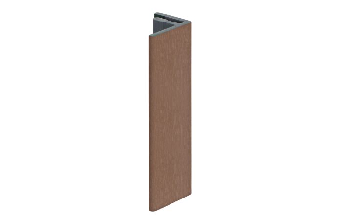 Eindprofiel 17mm Keralit - Bruingrijs classic nerf