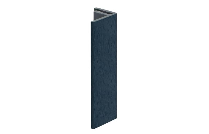 Eindprofiel 17mm Keralit - Staalblauw classic nerf