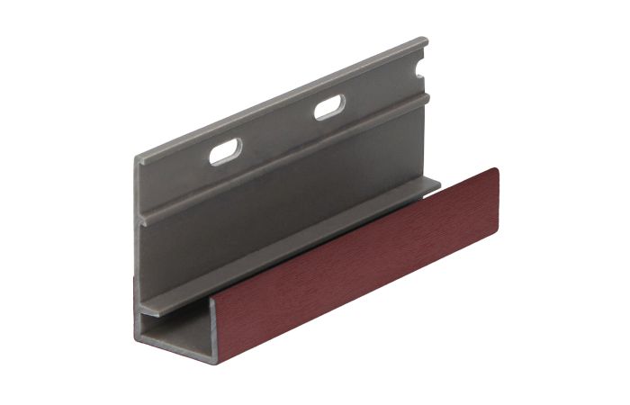 Omrandingprof. met ontwatering Keralit - Wijnrood classic nerf