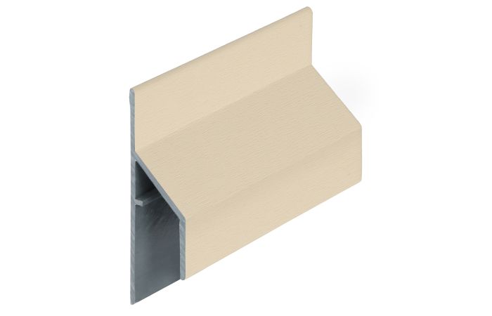 Trim/kraal aansluitprofiel 17mm Keralit - Licht ivoor classic nerf