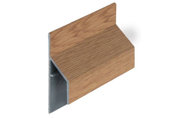 Trim/kraal aansluitprofiel 17mm Keralit - Licht eiken classic nerf