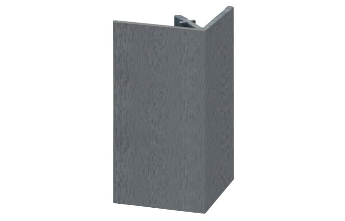 Uitw. rechthoekprofiel Keralit 46x46mm - Basaltgrijs classic nerf