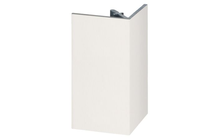 Uitw. rechthoekprofiel Keralit 46x46mm - Wit classic nerf