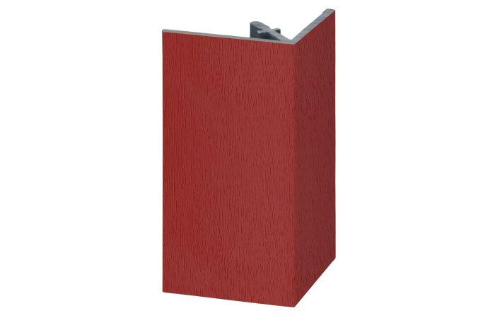 Uitw. rechthoekprofiel Keralit 46x46mm - Rood classic nerf