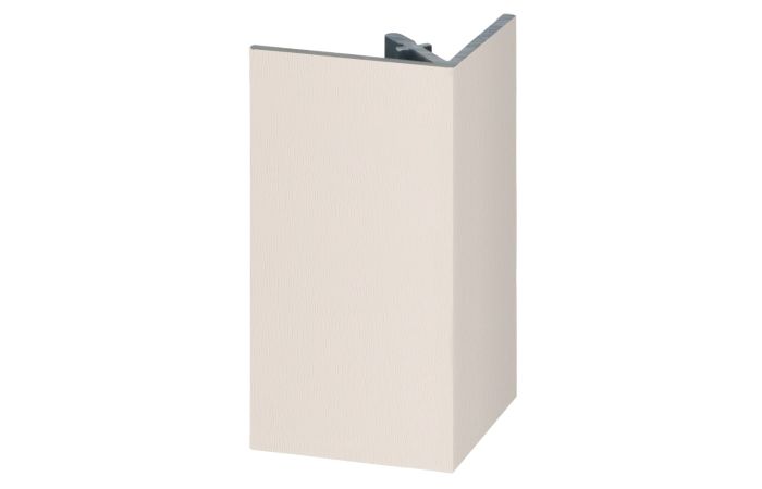 Uitw. rechthoekprofiel Keralit 46x46mm - Creme classic nerf
