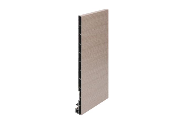 Keralit dakrandpaneel 250mm - Vergrijd ceder classic nerf