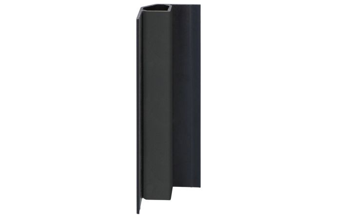 Keralit inwendig hoekprofiel - Nightblack pure mat