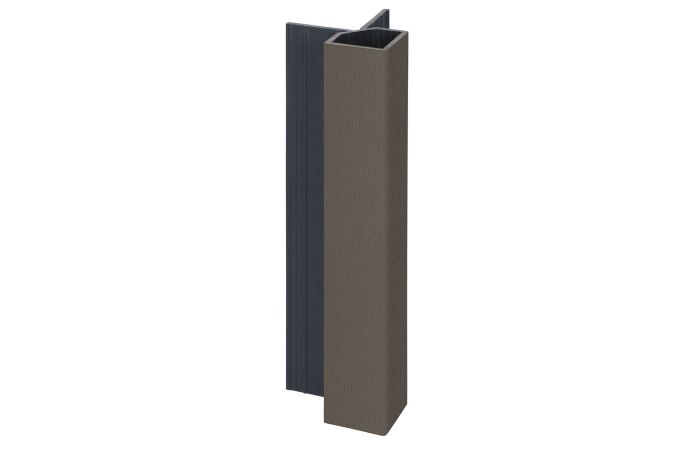 Keralit uitwendig hoekprofiel 32x32mm - Kwartsgrijs classic nerf