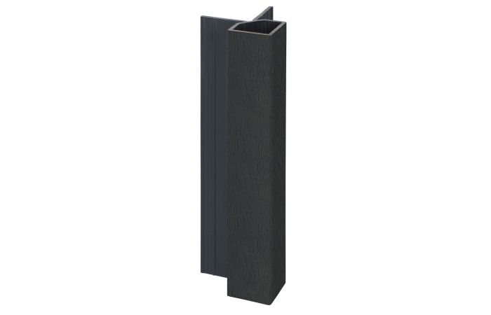 Keralit uitwendig hoekprofiel 32x32mm - Zwart classic nerf