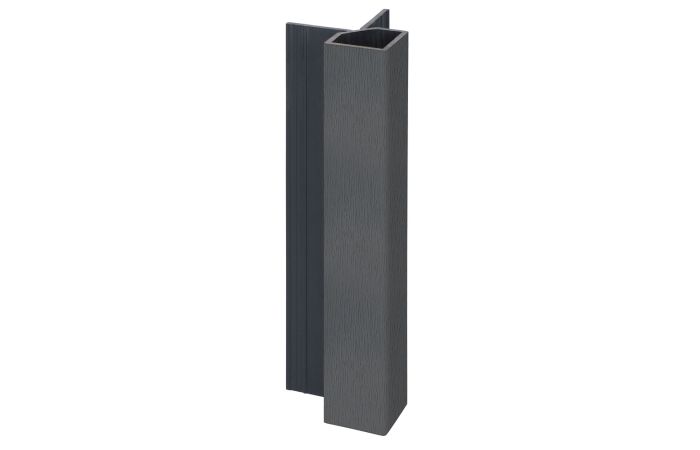 Keralit uitwendig hoekprofiel 32x32mm - Antraciet classic nerf