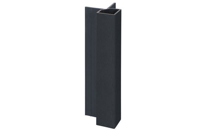 Keralit uitwendig hoekprofiel 32x32mm - Zwartgrijs classic nerf