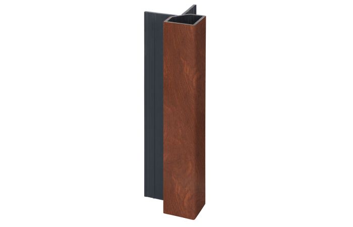 Keralit uitwendig hoekprofiel 32x32mm - Golden oak classic nerf