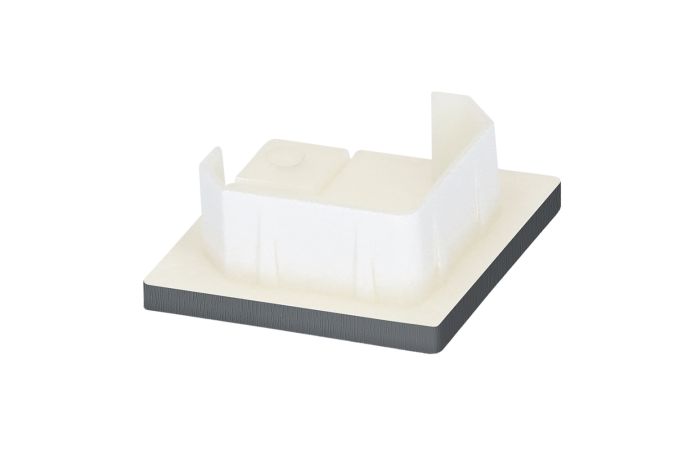 Keralit eindkap voor 2827/2828 - Basaltgrijs classic nerf