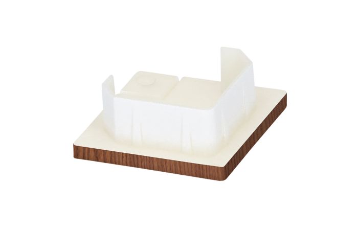 Keralit eindkap voor 2827/2828 - Bruin red ceder classic nerf
