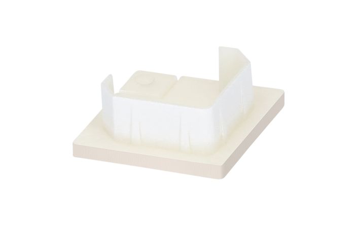Keralit eindkap voor 2827/2828 - Creme classic nerf